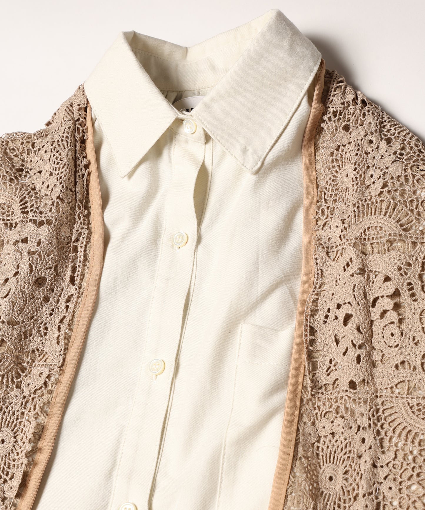 Granma Lace Dress Shirts