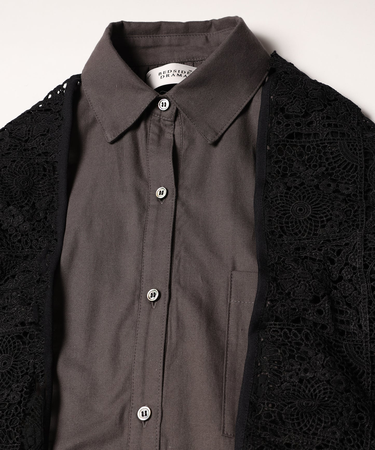 Granma Lace Dress Shirts