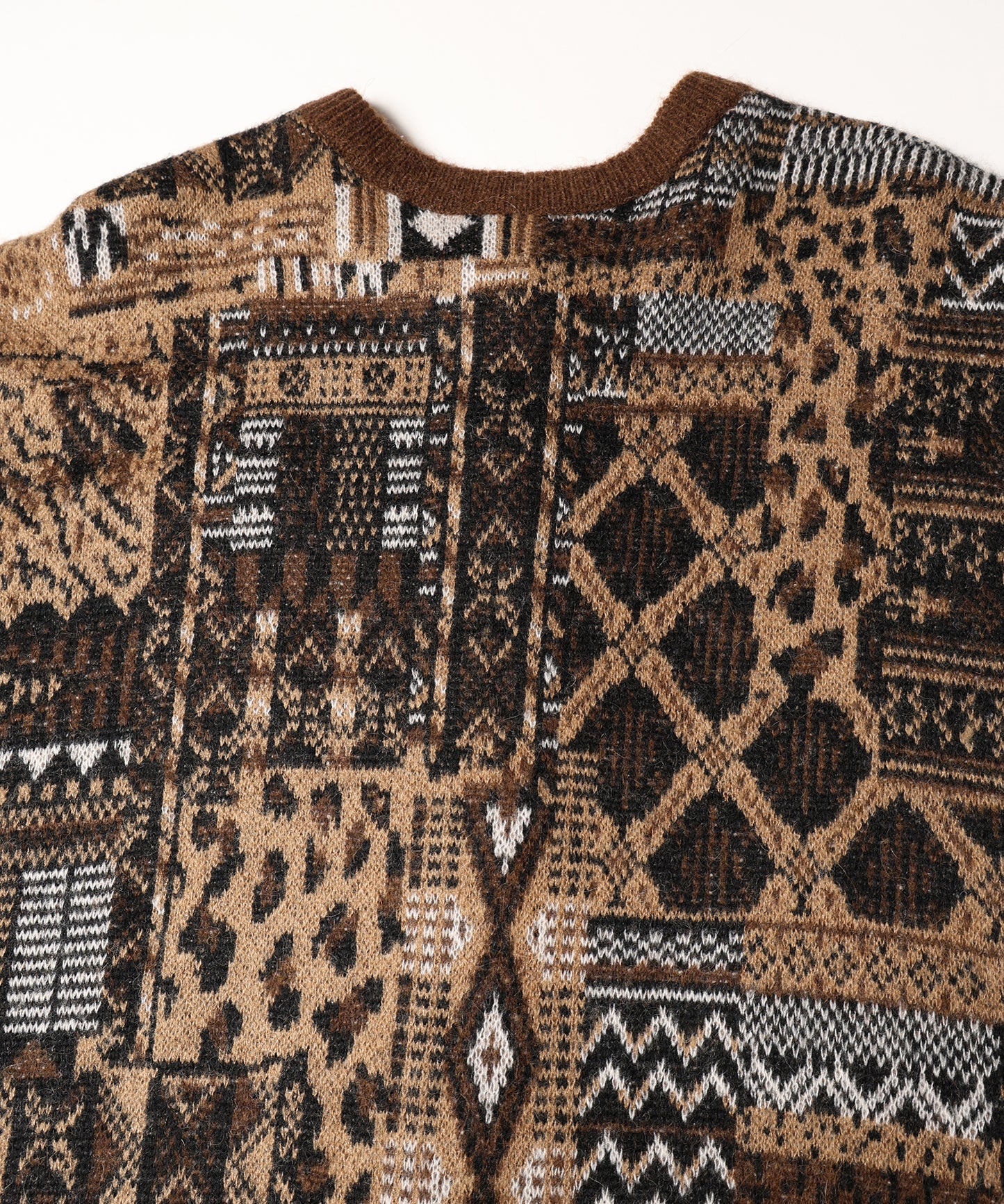2way Mix Textile Knit Gawn