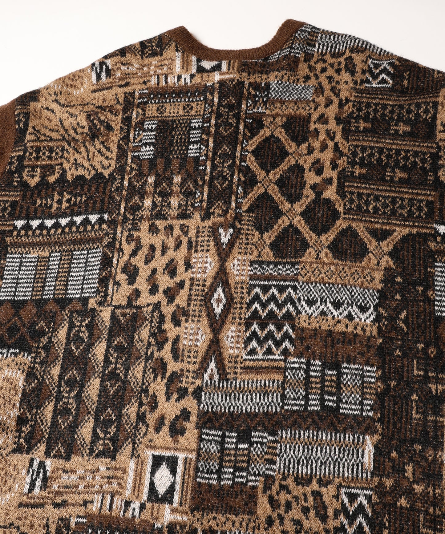 2way Mix Textile Knit Gawn