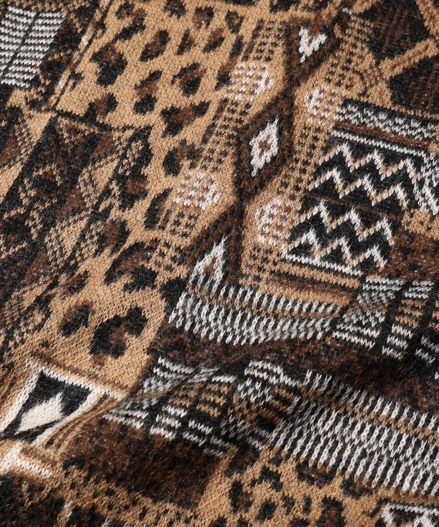 2way Mix Textile Knit Gawn