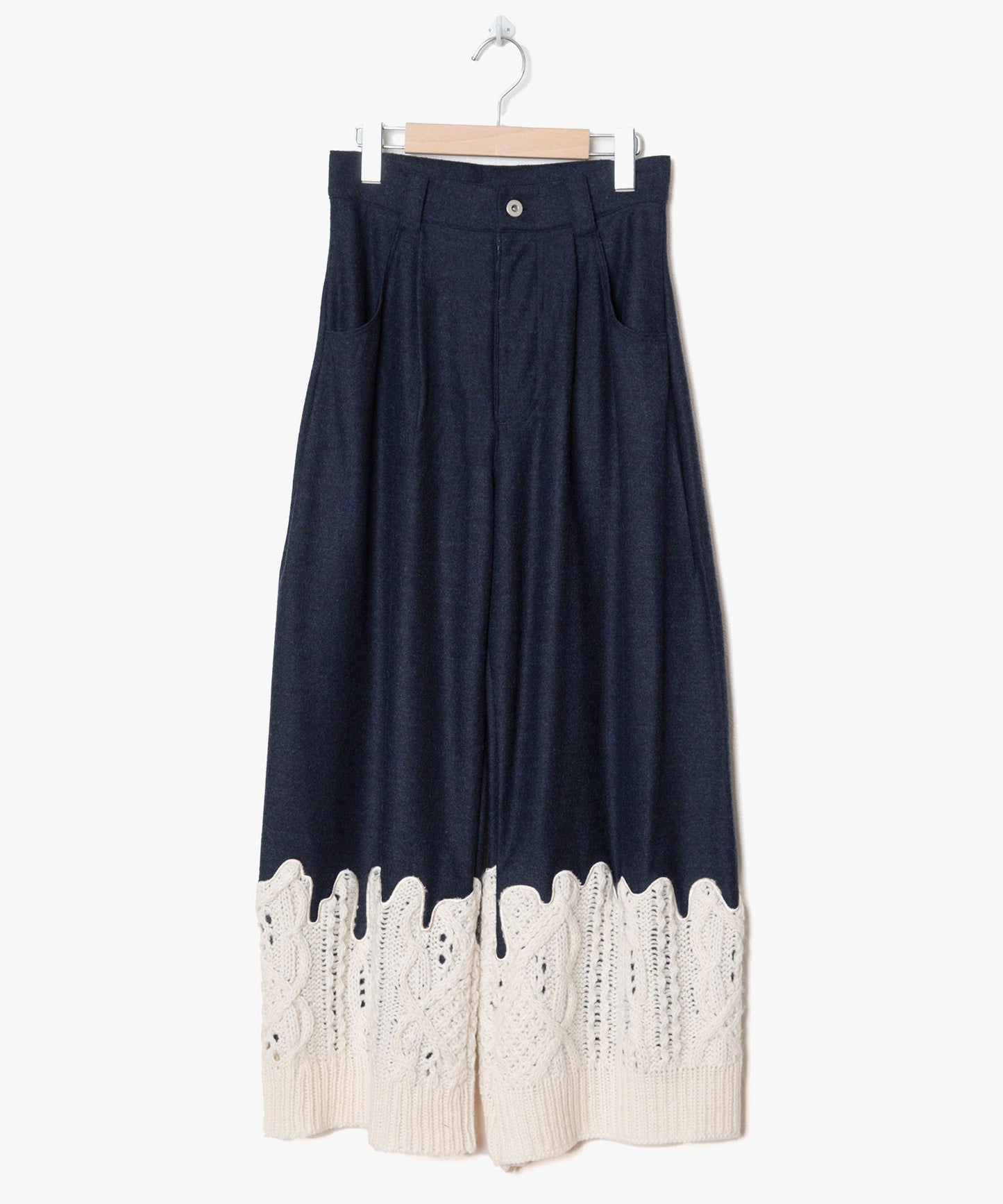 Erode Knit Wide Pants