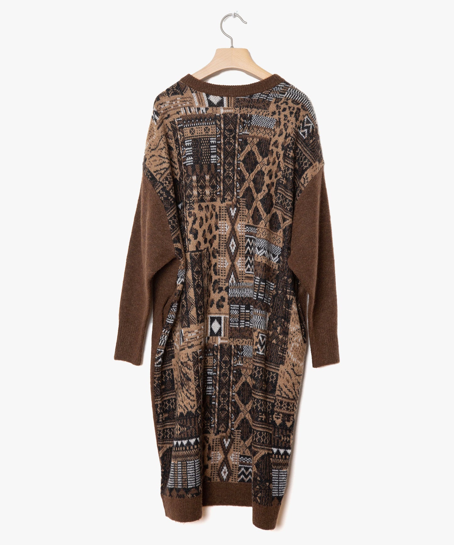 2way Mix Textile Knit Gawn