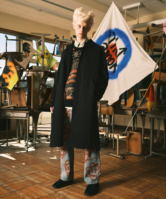 LOGO LINING BALMACAAN COAT