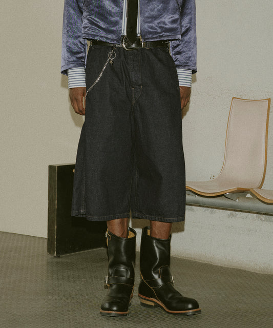 3D 3/4 DENIM PANTS