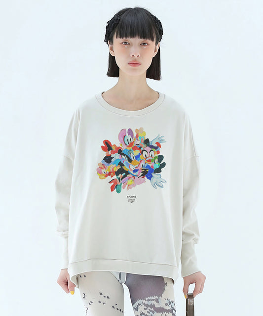 CHAO:S HEAD Wide Pullover