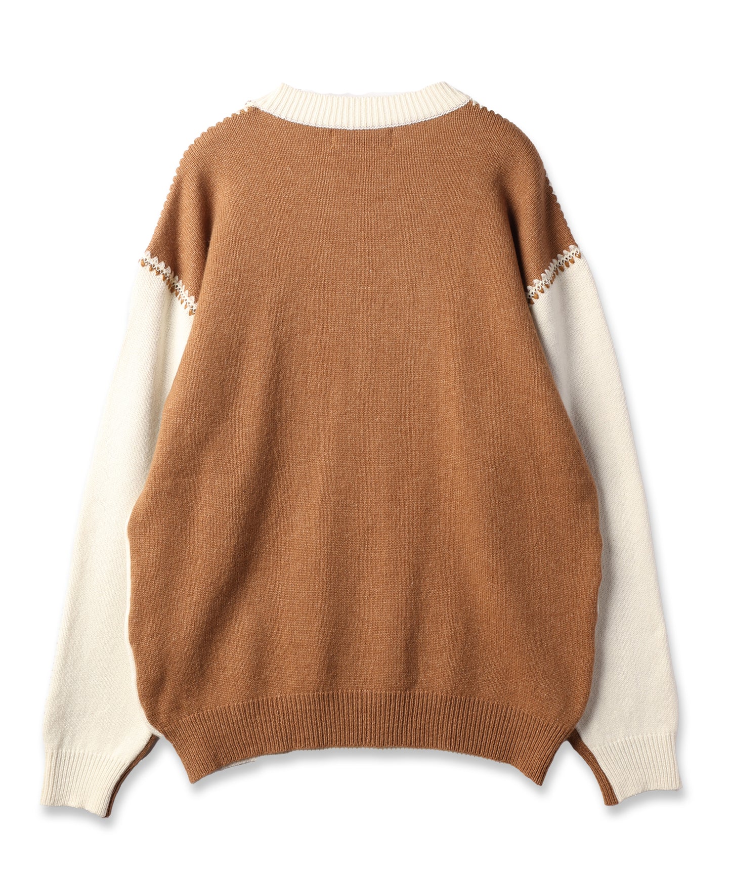 OPPOSITE SHELL STITCH KNIT