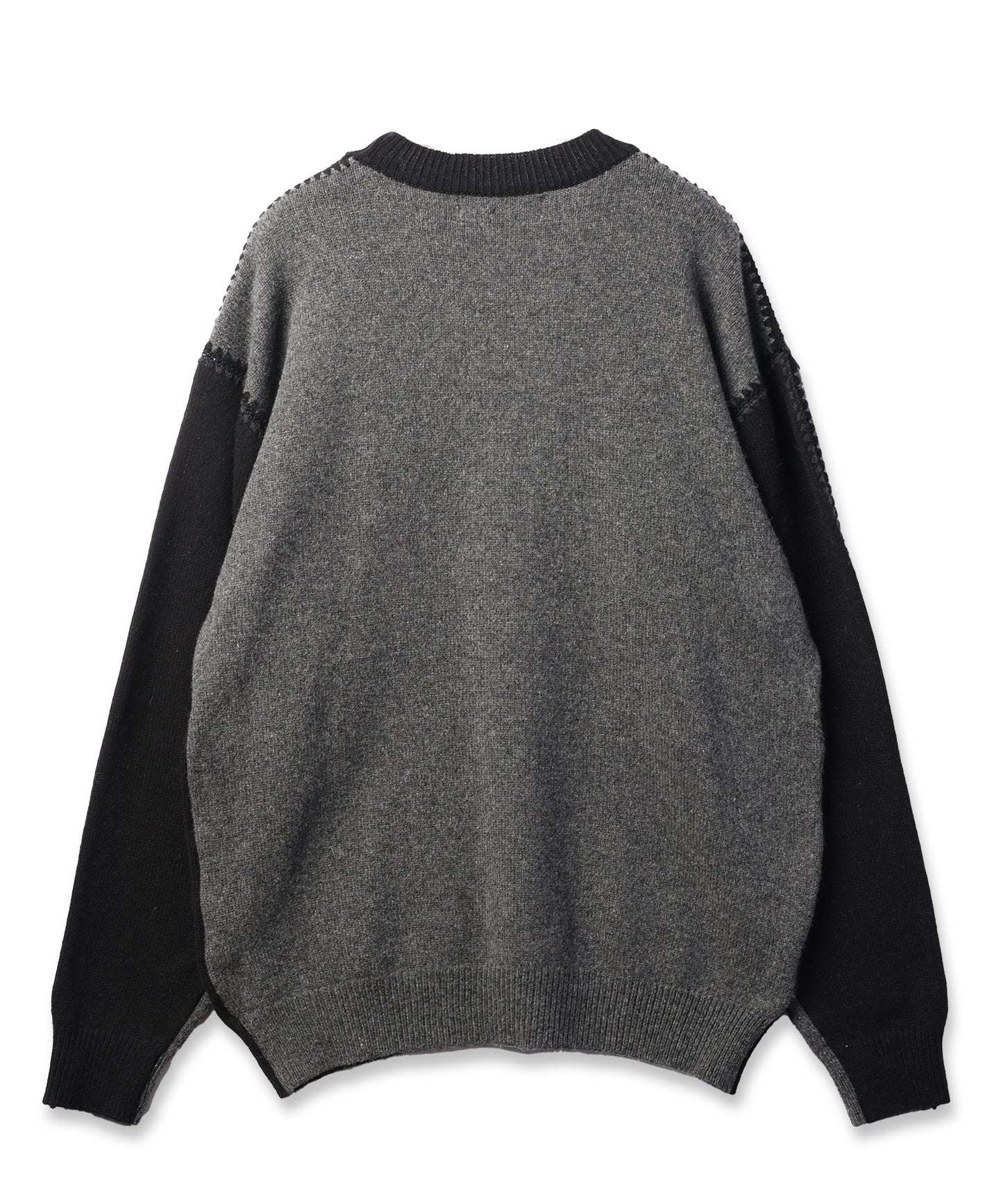 OPPOSITE SHELL STITCH KNIT