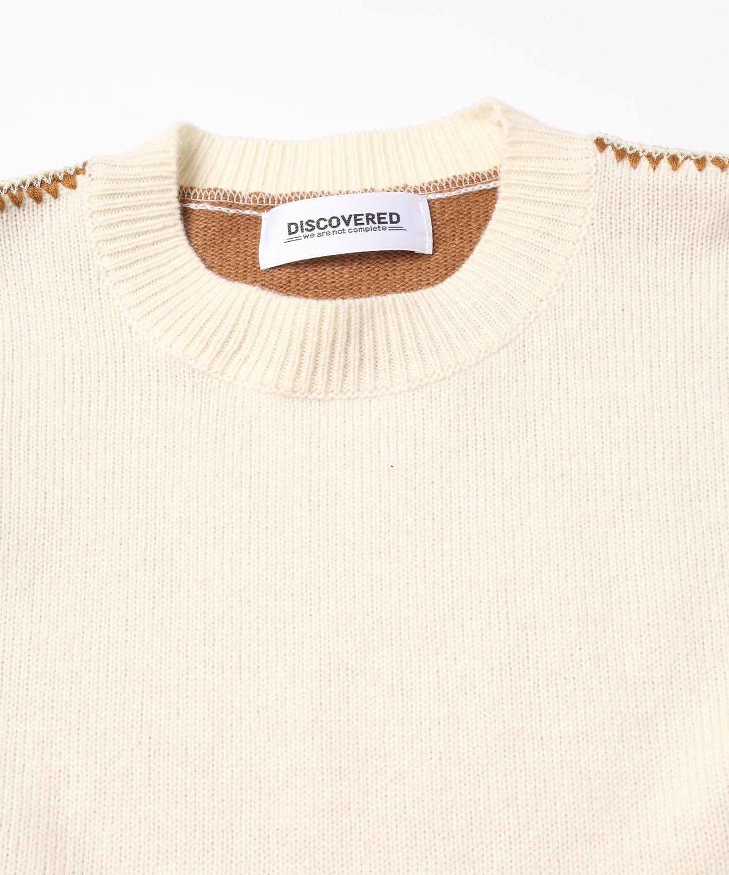 OPPOSITE SHELL STITCH KNIT