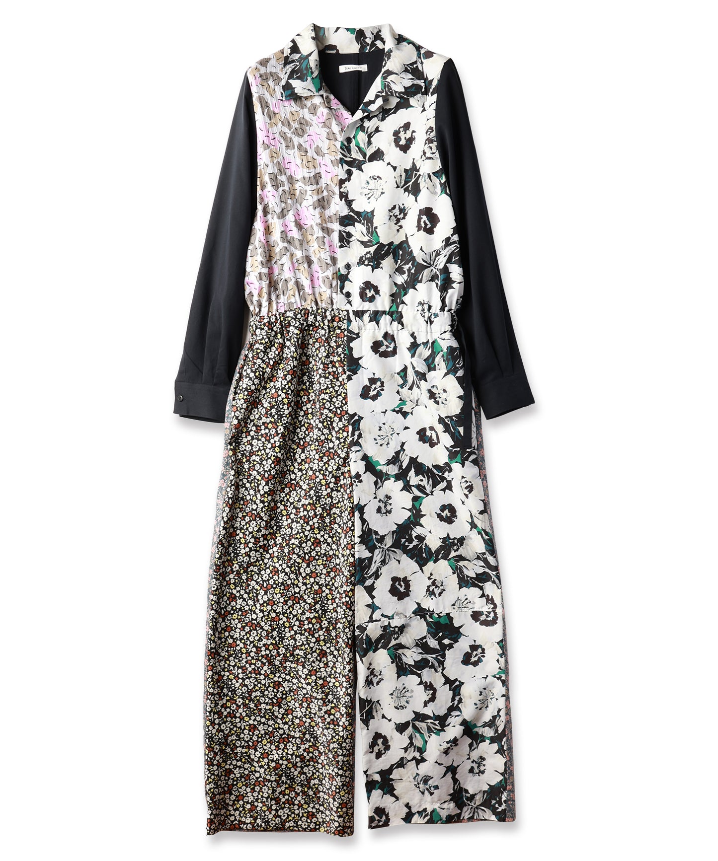 OPEN COLLAR JUMP SUITS