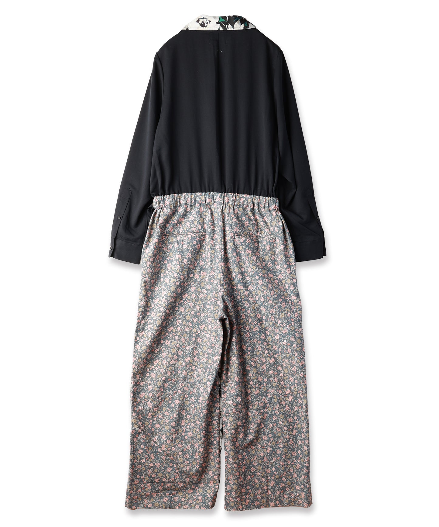OPEN COLLAR JUMP SUITS