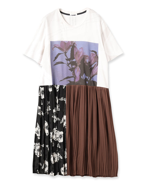 FLOWER PLEATS ONE PIECE
