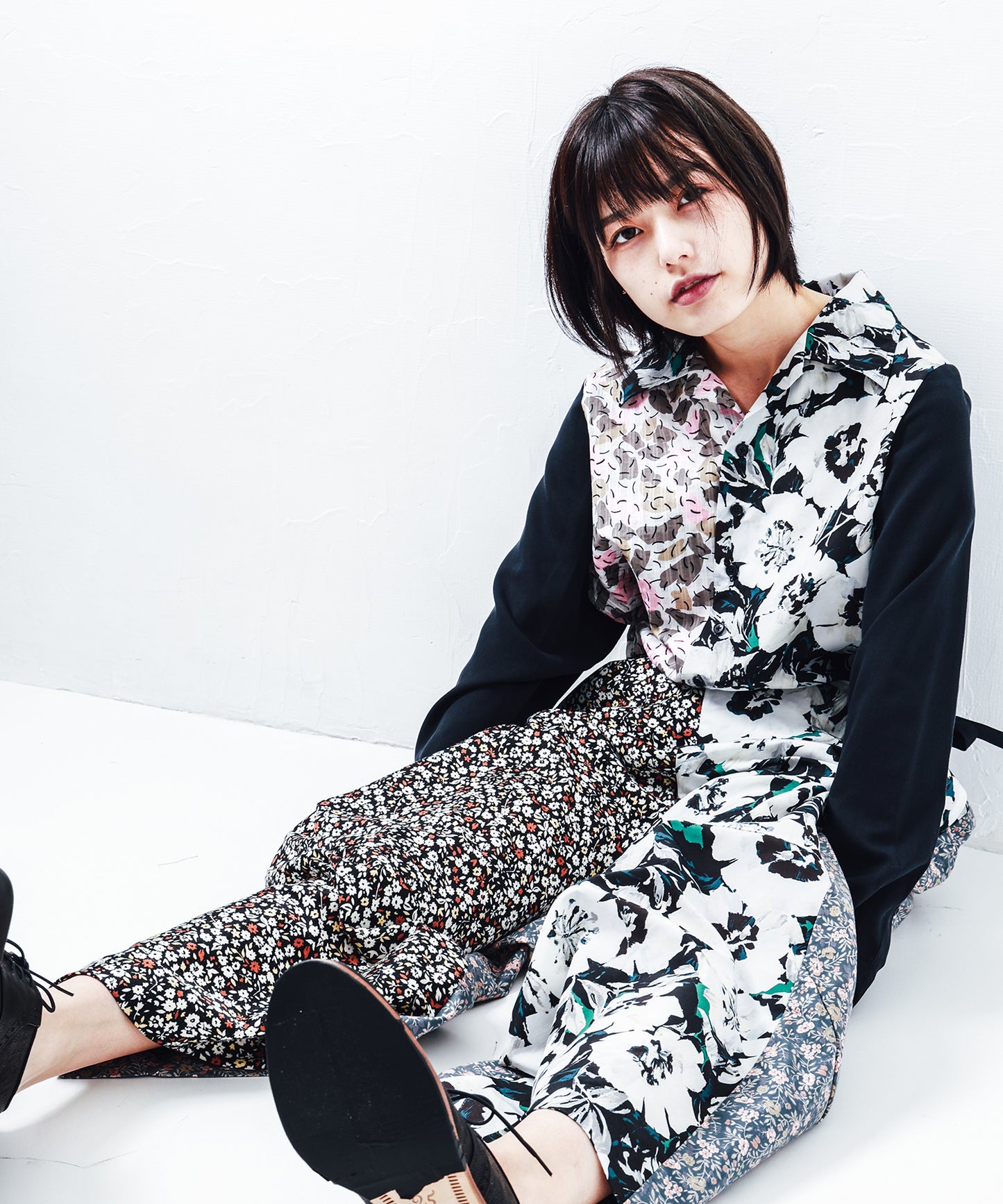 OPEN COLLAR JUMP SUITS