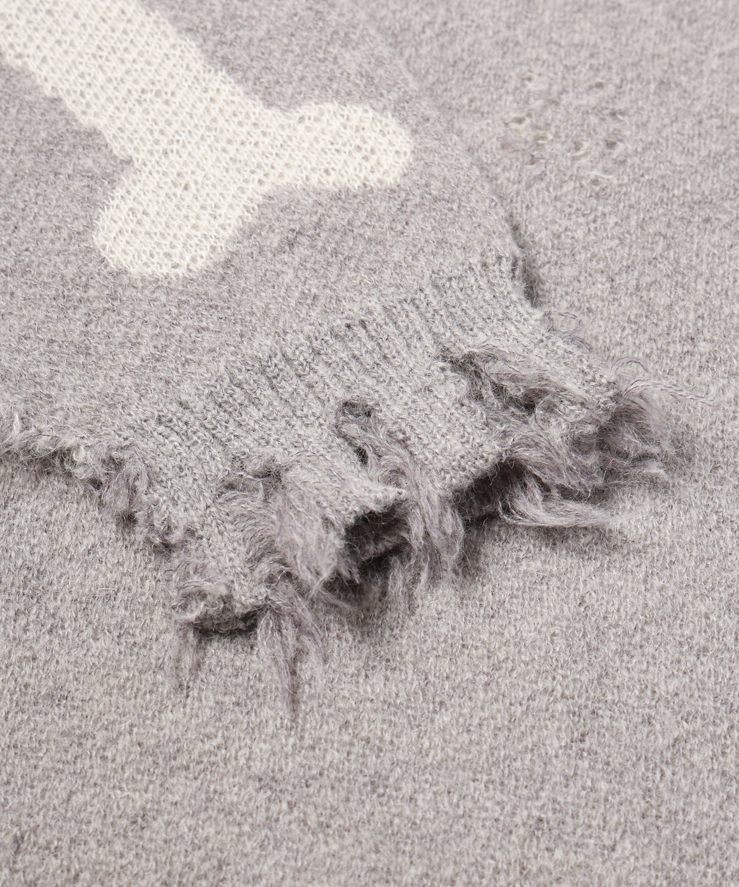 MOHAIR HEART&BONE KNIT