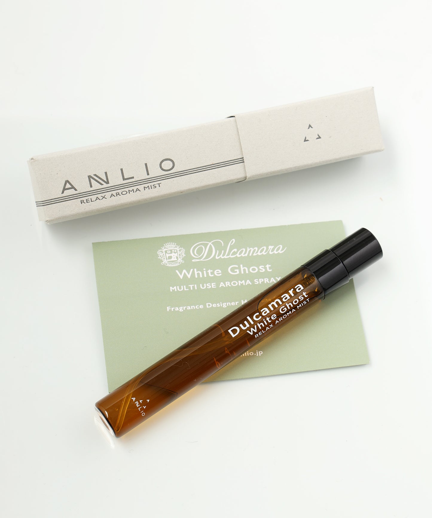 ANLIO × Dulcamara 切替アシメミディアムスリーブTEE ×  MULTI USE AROMA SPRAY 「White Ghost」