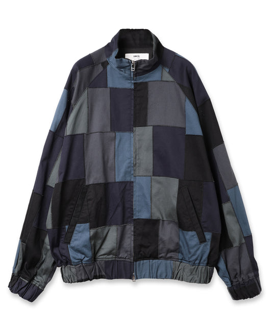 LOOSE STITCH PATCHWORK BLOUSON