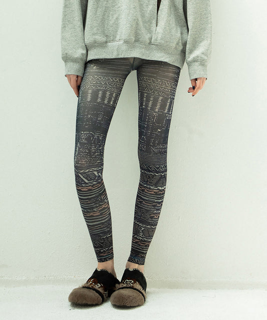COLOR PRINT LEGGINS