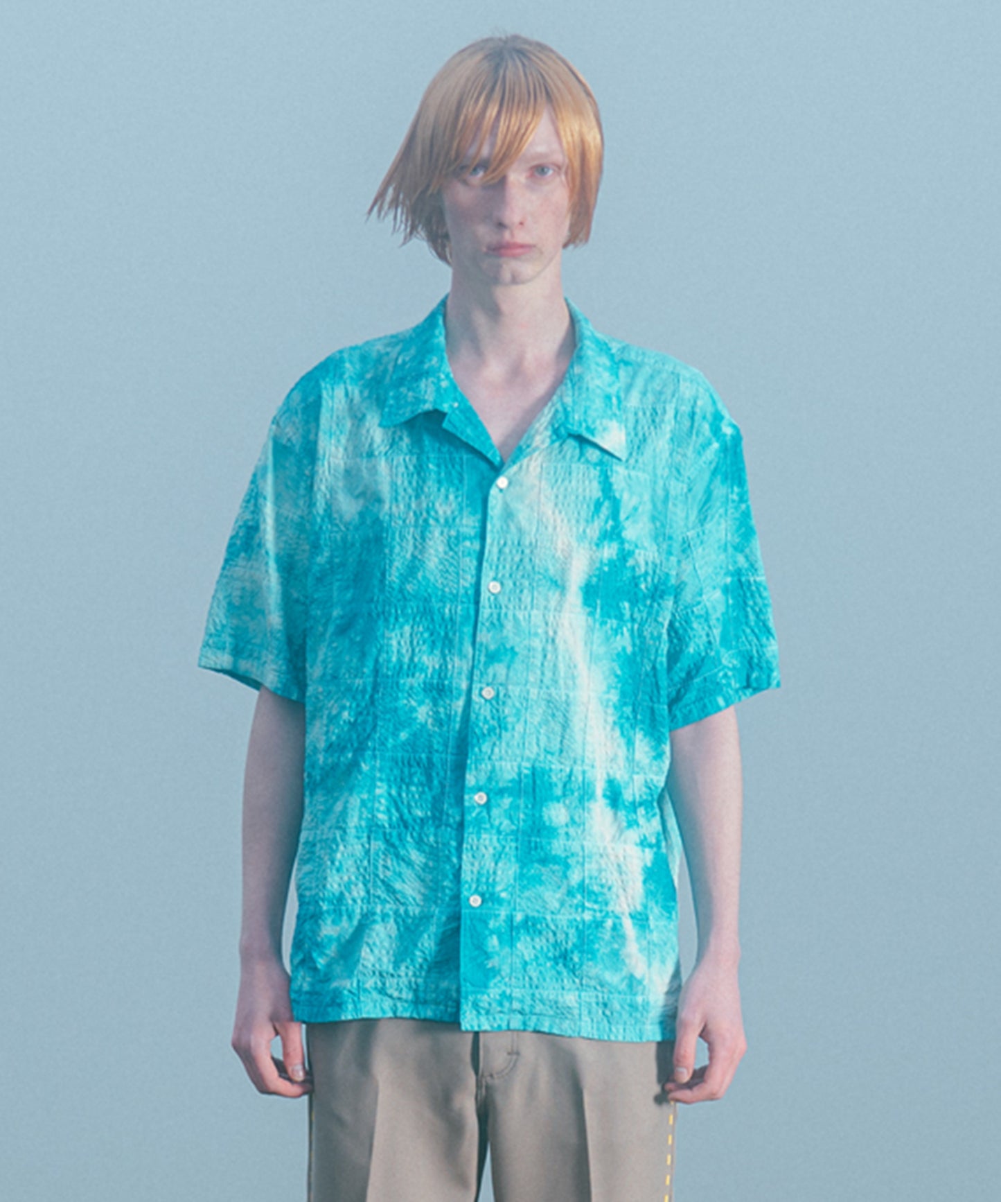 TIE-DYE PATCHWORK SHIRT
