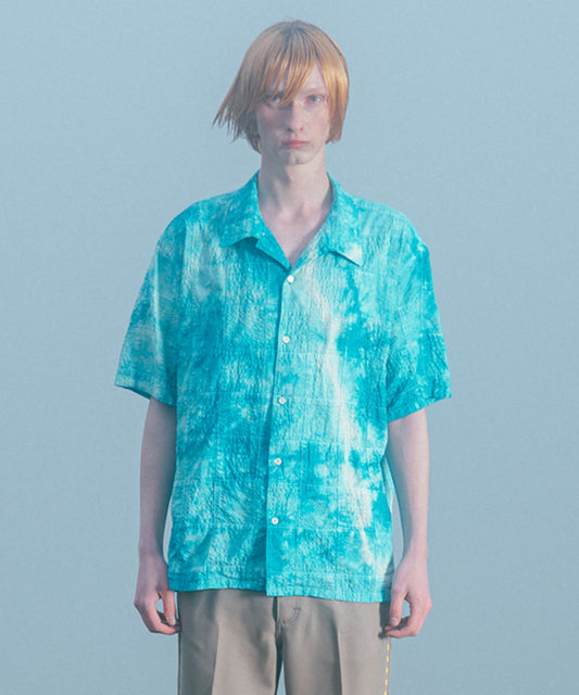TIE-DYE PATCHWORK SHIRT