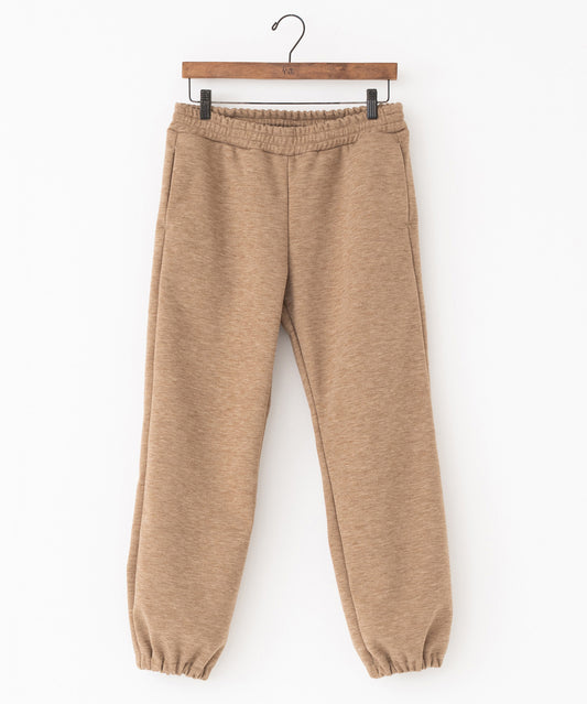 knit melton jogger pants