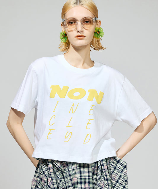 PRINT SHORT T-SHIRT(NON)