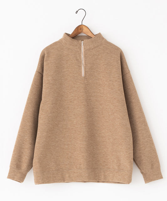 knit melton skipper sweater