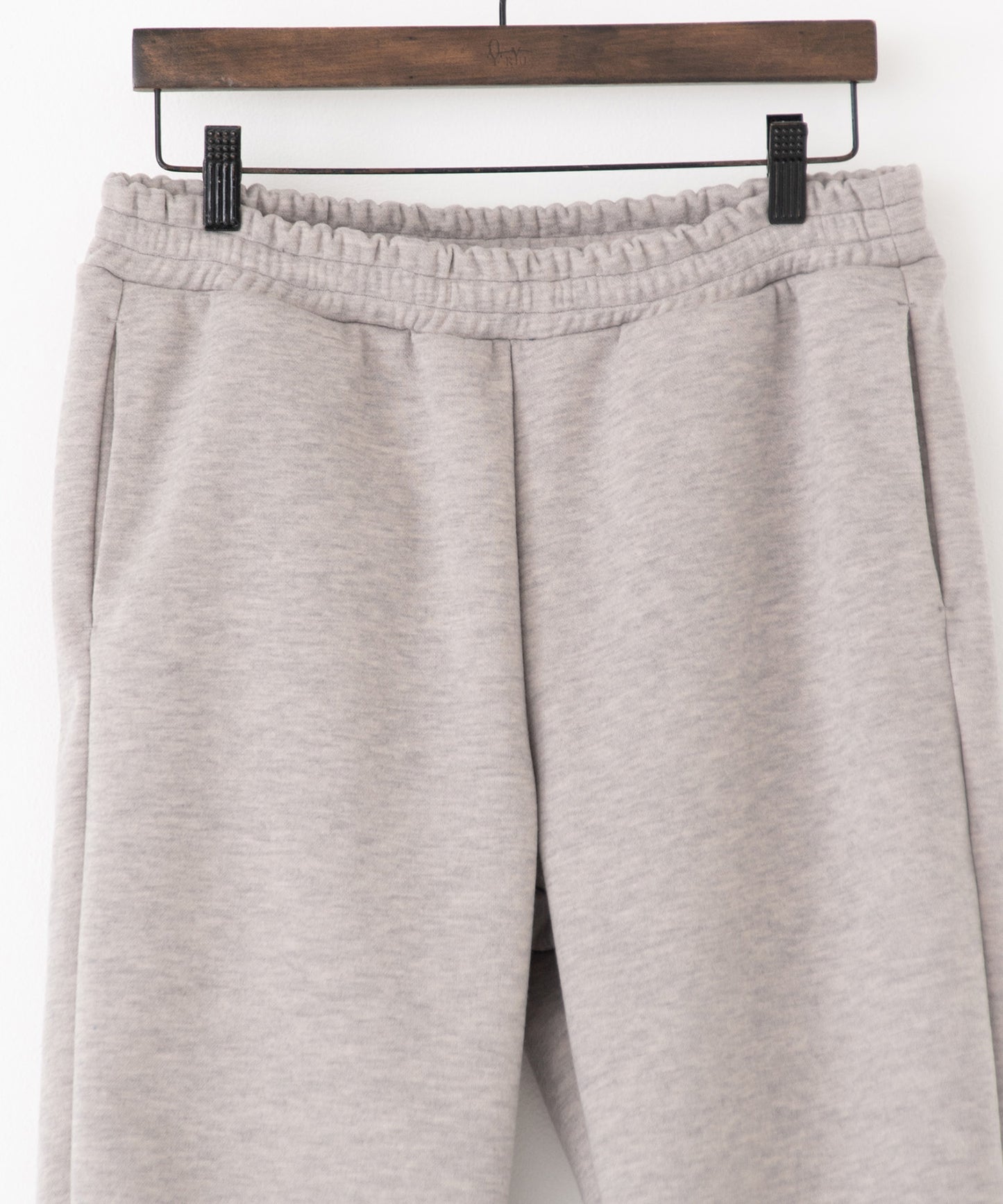 knit melton jogger pants