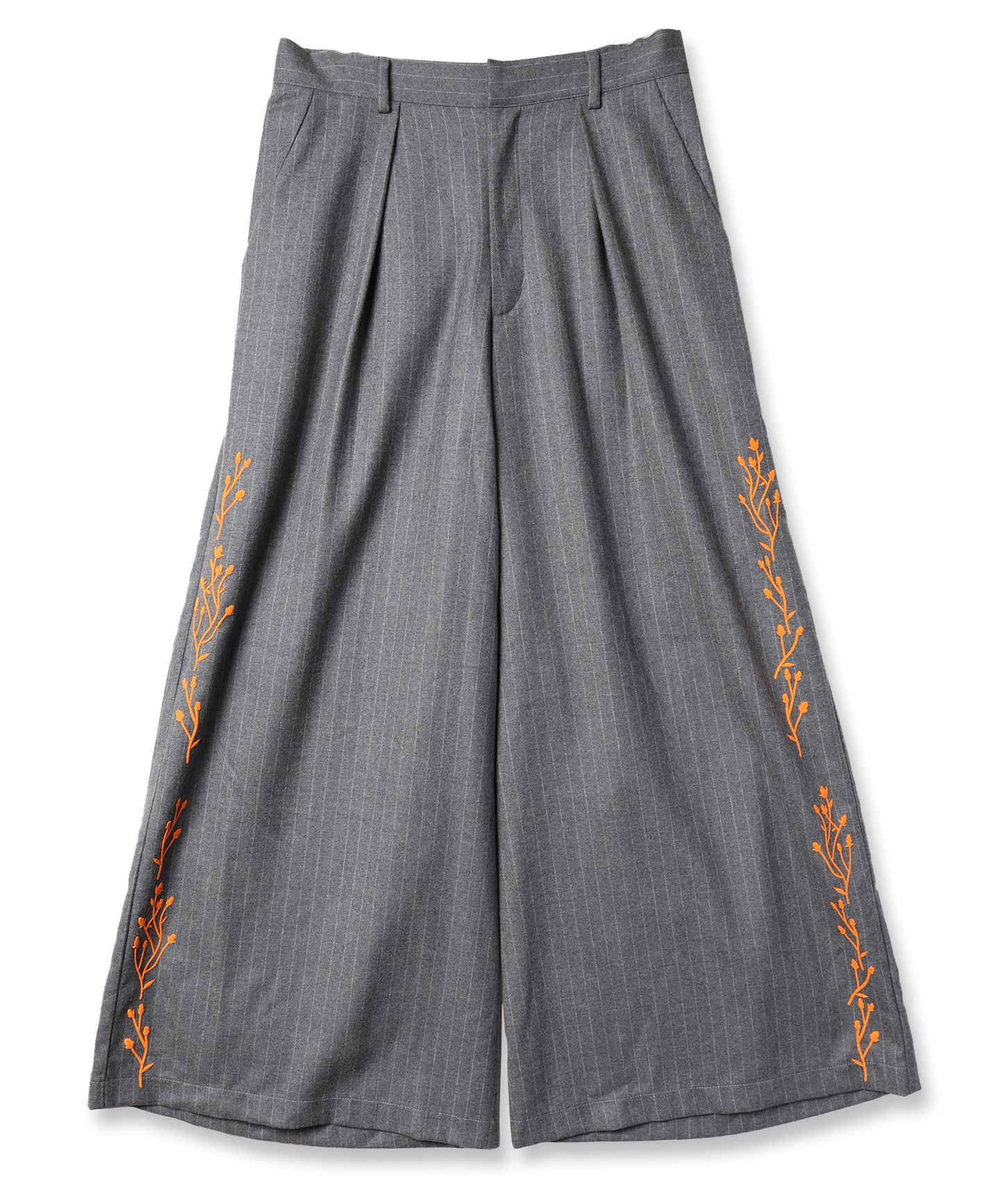 【 Marche Fleur 】Flower Print Wide Pants