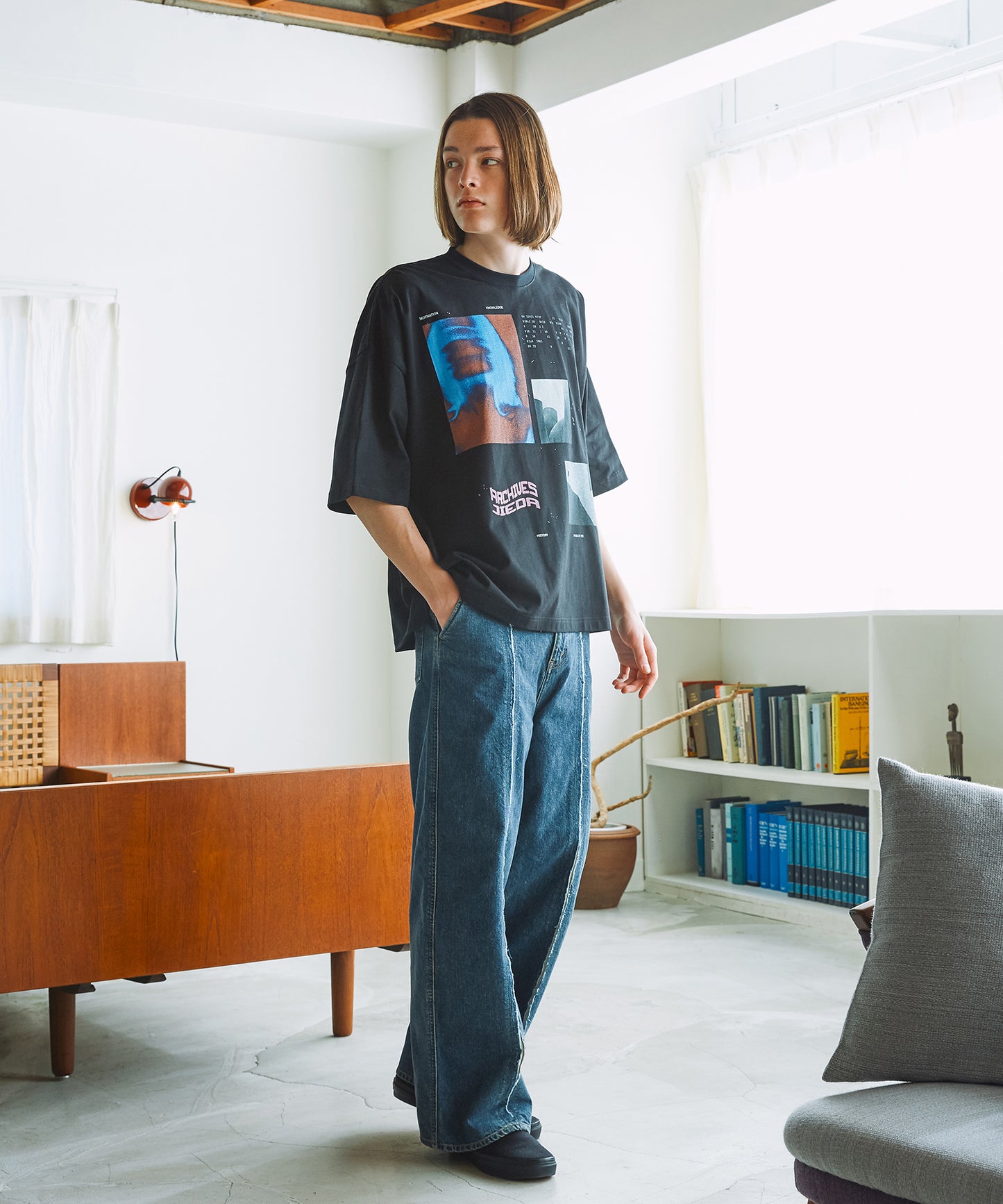 ANLIO × JieDa JieDa Collage Photo Tee & MULTI USE AROMA SPRAY 「sunrise」