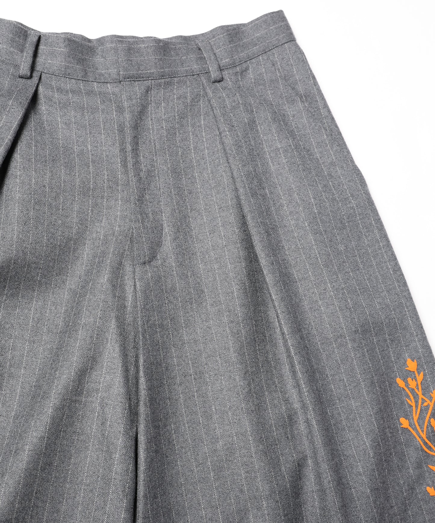 【 Marche Fleur 】Flower Print Wide Pants