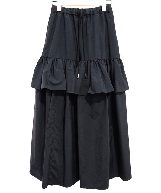 NYLON FRILL SKIRT