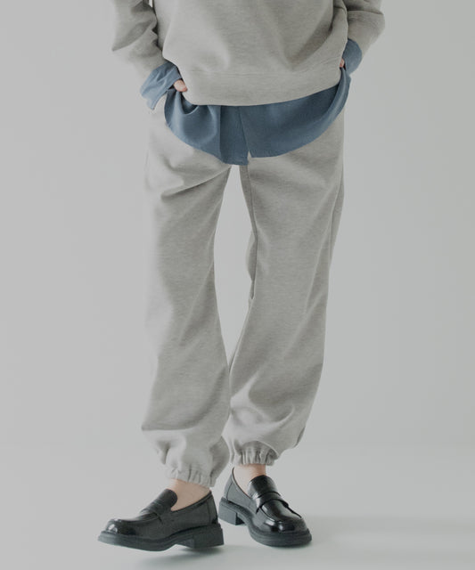 knit melton jogger pants