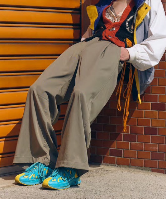 【 Marche Fleur 】Tencel Wide Pants