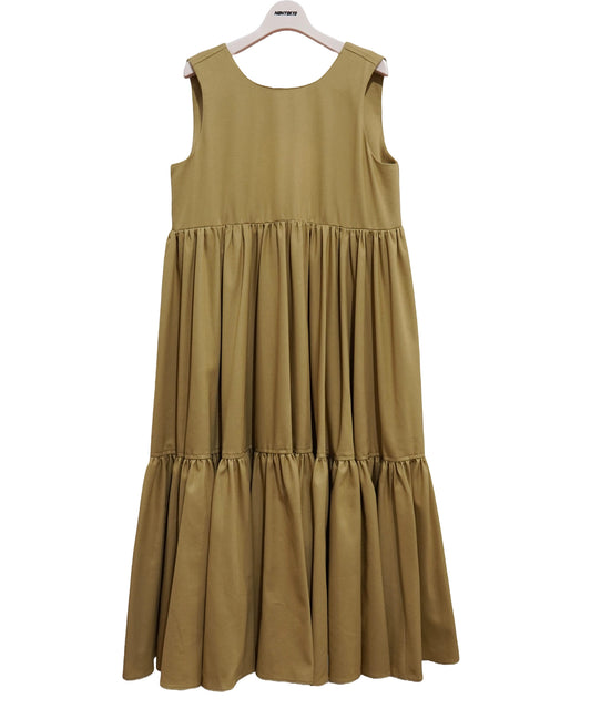 2FACE FLARE DENIM ONE-PIECE