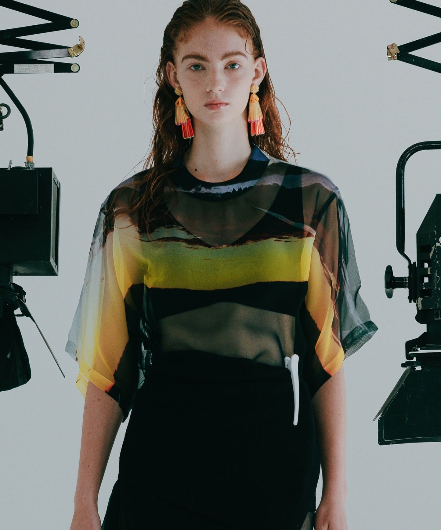 DIRECT PRINT SHEER T-SHIRT