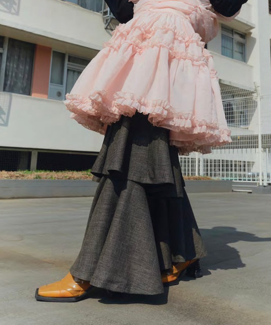 【 Marche Fleur 】Frill Skirt Pants