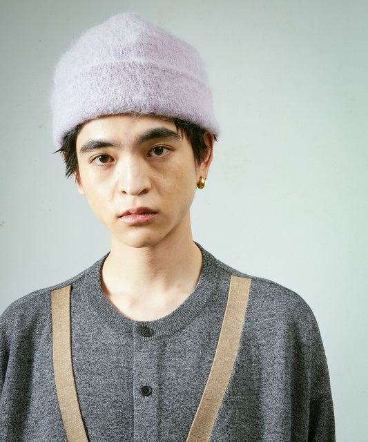 モヘアニットCAP