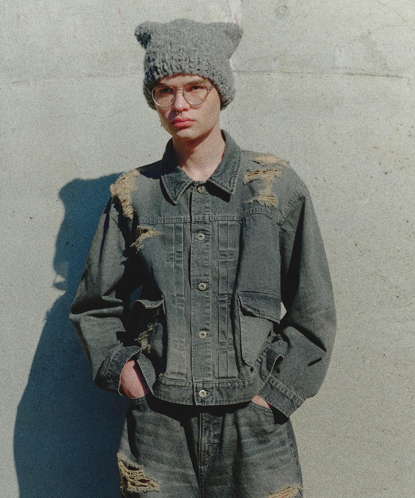 BORO DENIM BLOUSON