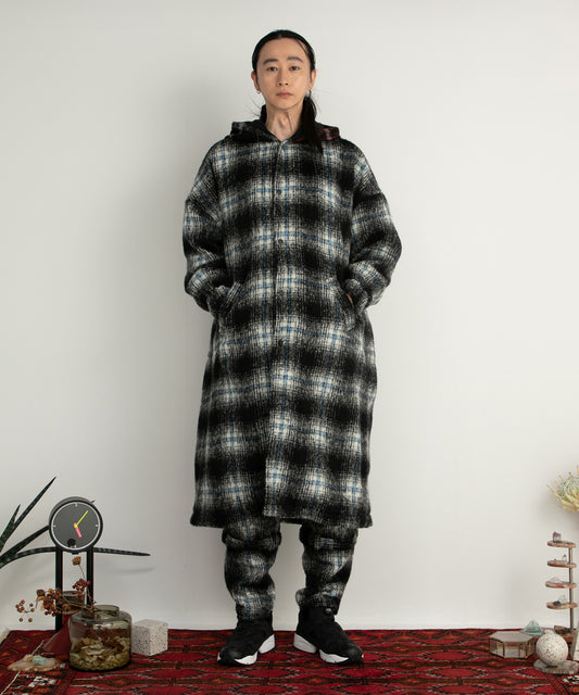 Wool Shaggy Coach Coat