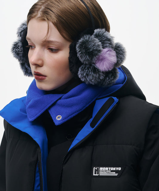FLOWER FUR EARMUFFS