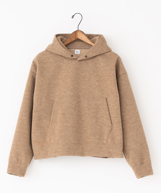 knit melton hoodie pullover