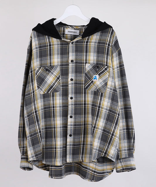 DEVILS HOODIE CHECK SHIRTS