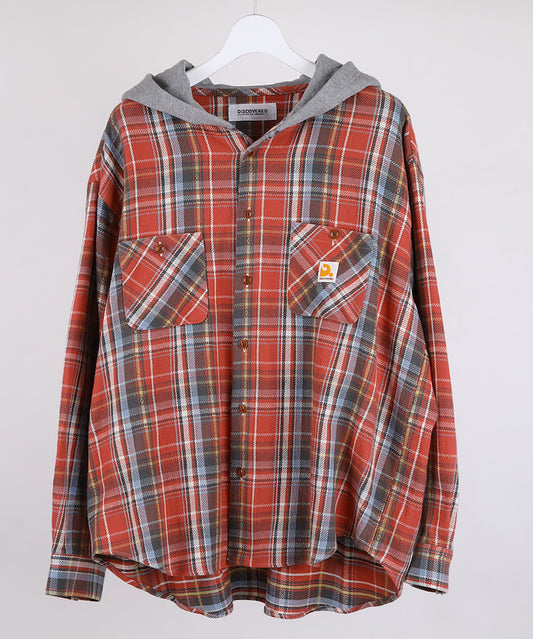 DEVILS HOODIE CHECK SHIRTS