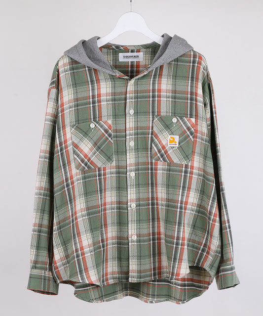 DEVILS HOODIE CHECK SHIRTS
