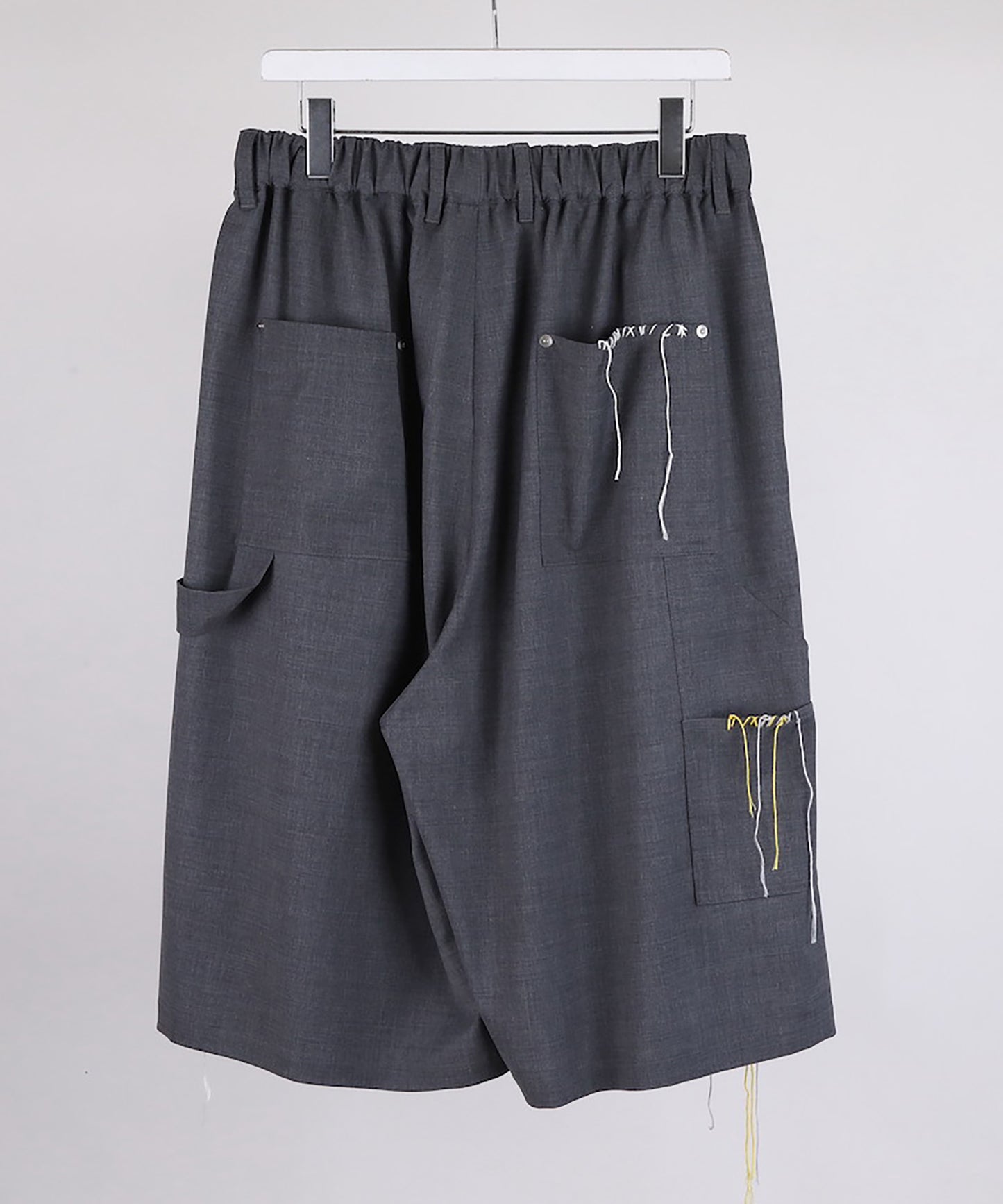 SUMMER WOOL LOOPING WIDE SHORTS