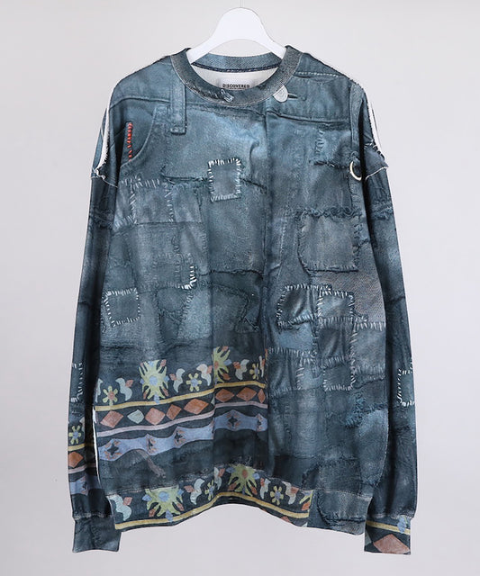 CRUST TROMPELOEIL PULLOVER