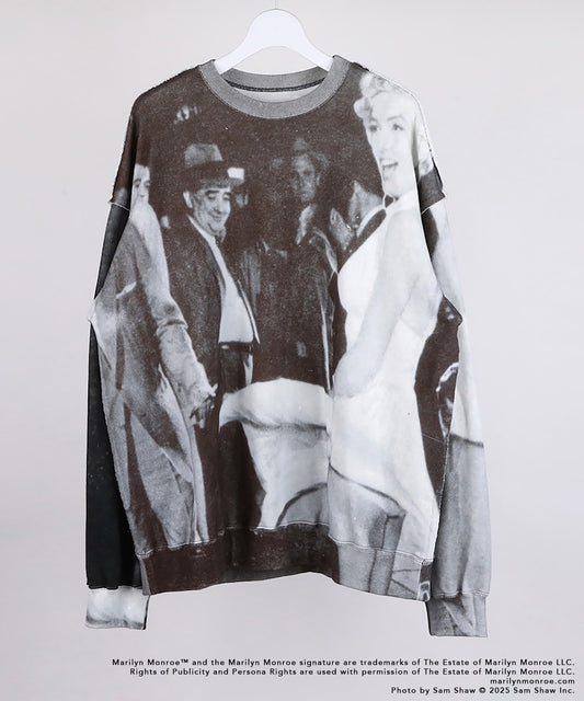 MARILYN MONROE INKJET PRINT SWEAT
