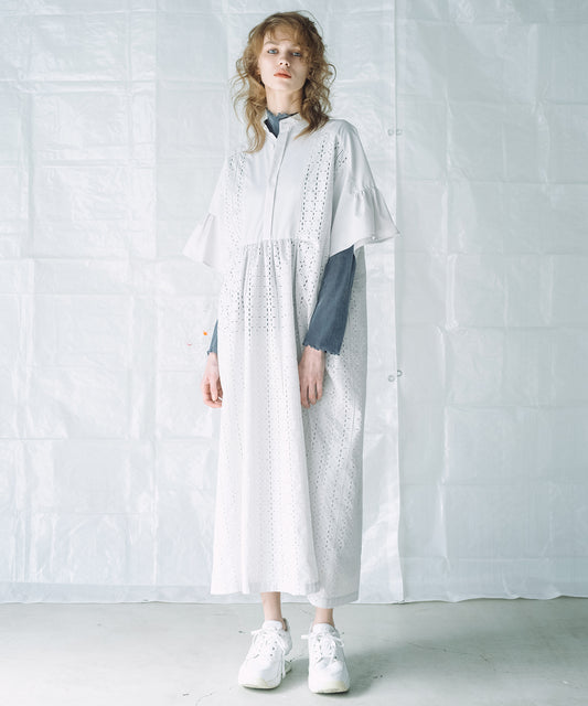 CHECK LACE DRESS / チェックレース ドレス