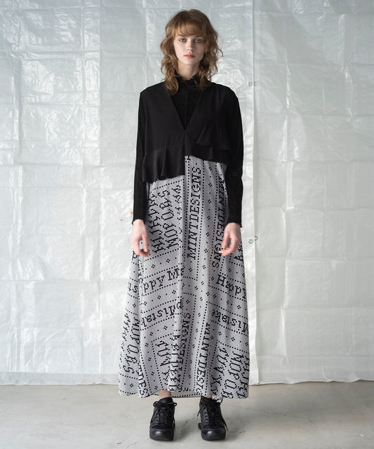 MOSAIC TILE GILET DRESS / モザイクタイルジレドレス