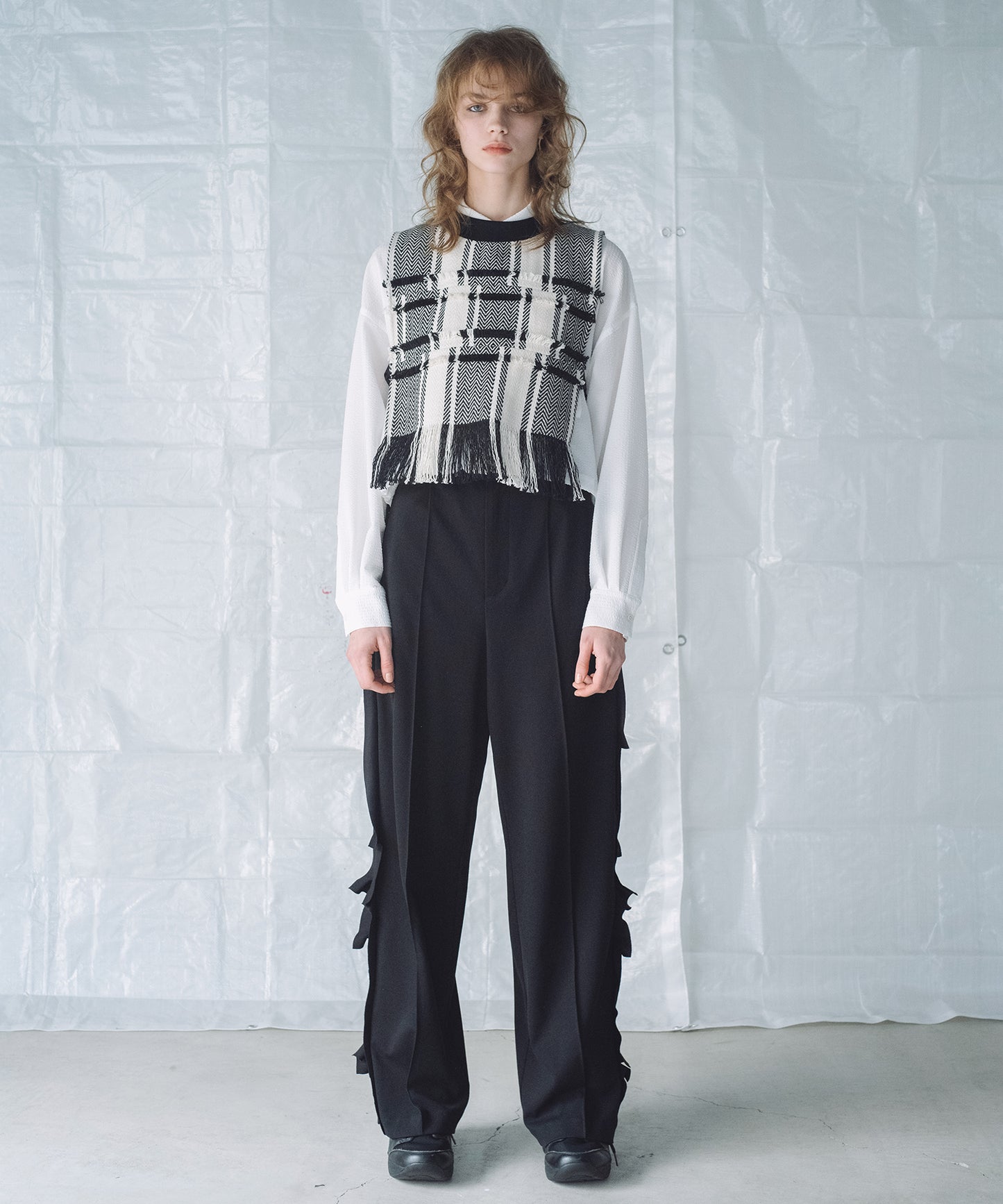 SQUARE FRILL PANTS / スクエアフリルパンツ